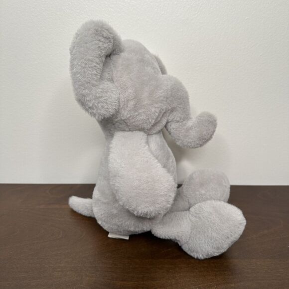 2018 KellyToy KellyBaby Elephant 12" Plush Stuffed Animal Crinkle Ear Rattle - Picture 3 of 12